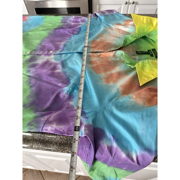 Ralph Lauren Size 1X‎ Womens 100% cottin Collared Long Sleeve Button Up Not Iron - Picture 8 of 10